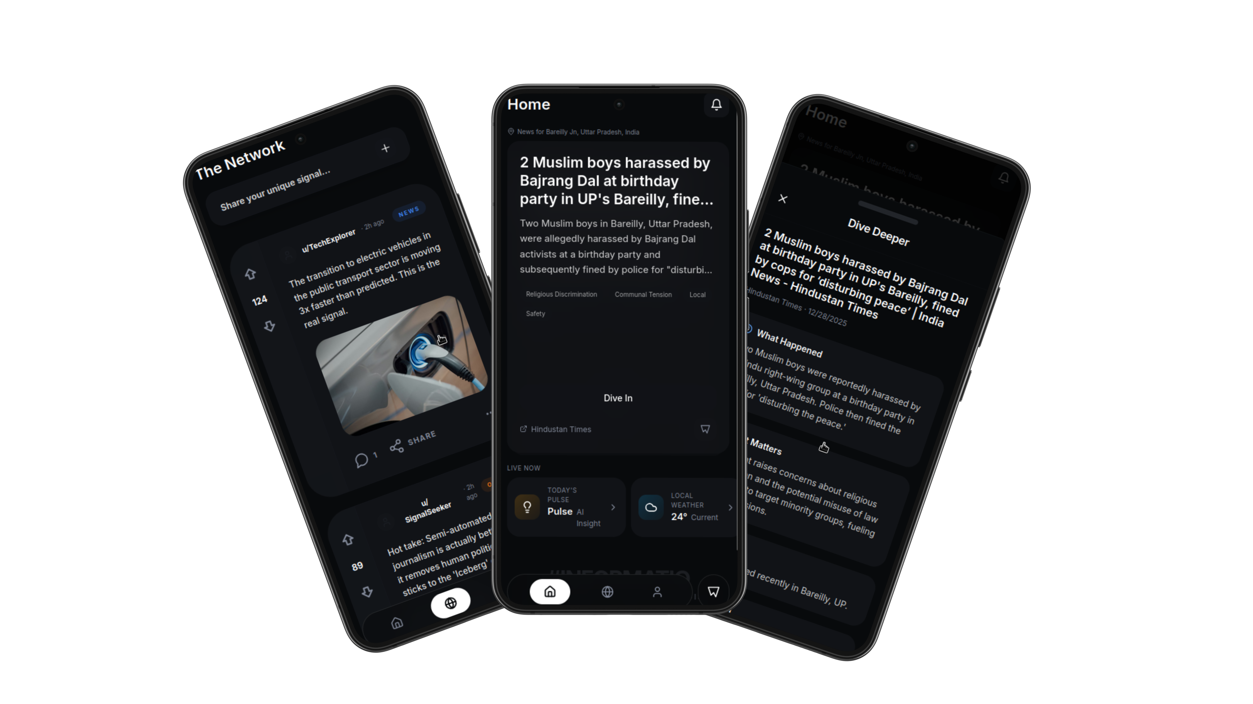 Informatio Dashboard - AI News Summary Interface